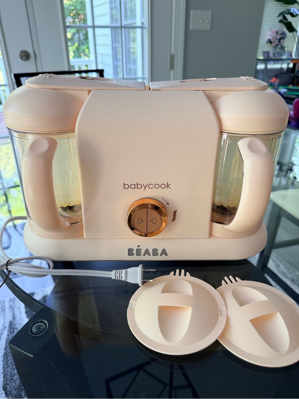 BEABA Babycook Dual Baby Food Maker in Soft Pink